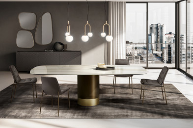 Table Eforma Cilindro top ceramica