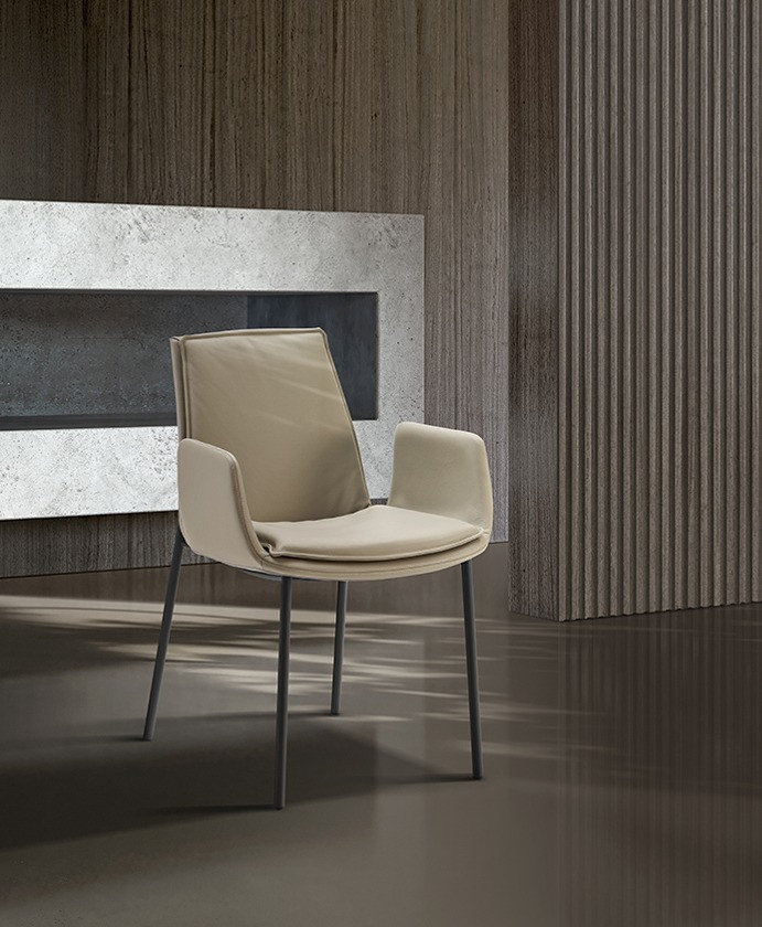 Chair Eforma Lara 4 gambe metallo