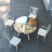 Dining Table Domiziani Domiziani design Flower 80