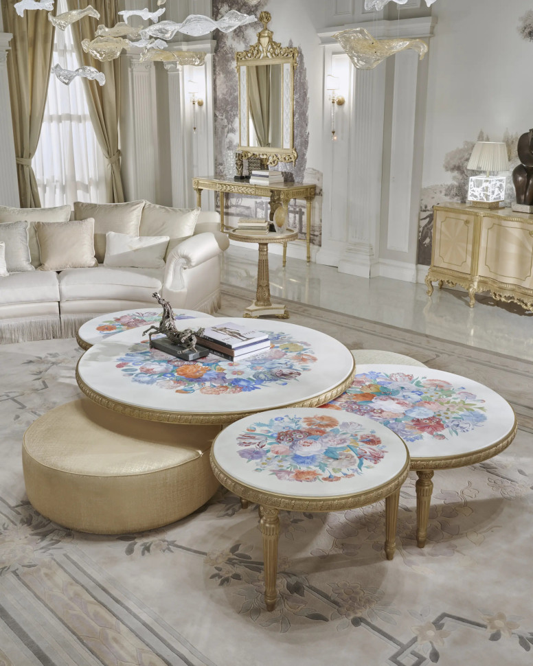 Ottoman Jumbo Collection Fleur-de-lis