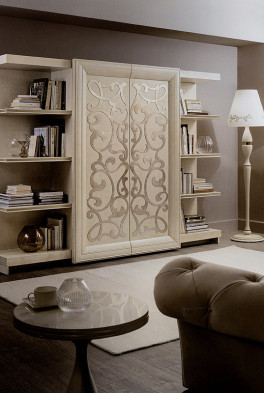 Library Shelf Cantori Chic atmosphere George 02