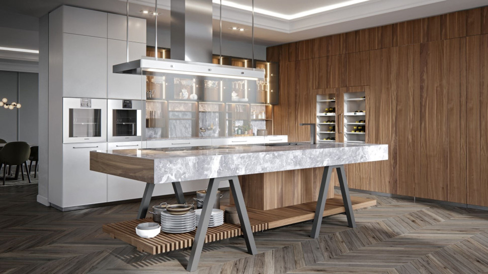 Kitchen Cabinet Old Line Borghese