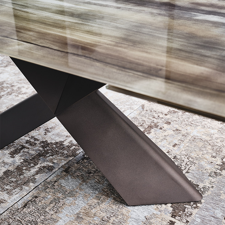 Dining Table Cattelan Italia Tyron Crystalart Drive