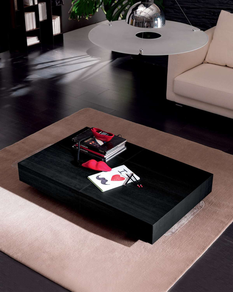 Coffee Table Ozzio design Box legno T111