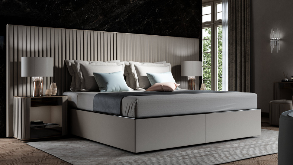 Bed Reflex Disegno / Glamour Plisse XL letto