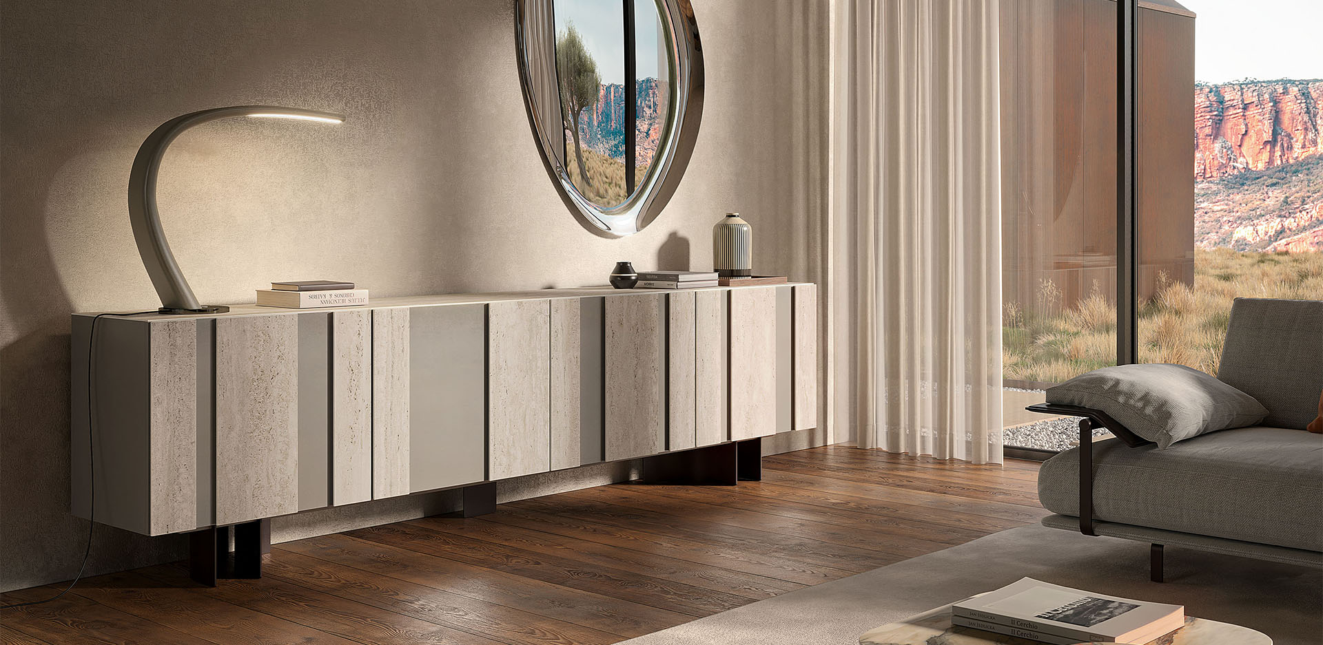 Dresser Cattelan Italia Amsterdam Keramik