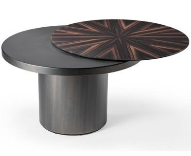 Coffee Table Reflex Disegno Tau 40 Steel Move