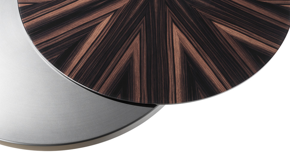 Coffee Table Reflex Disegno Tau 40 Steel Move