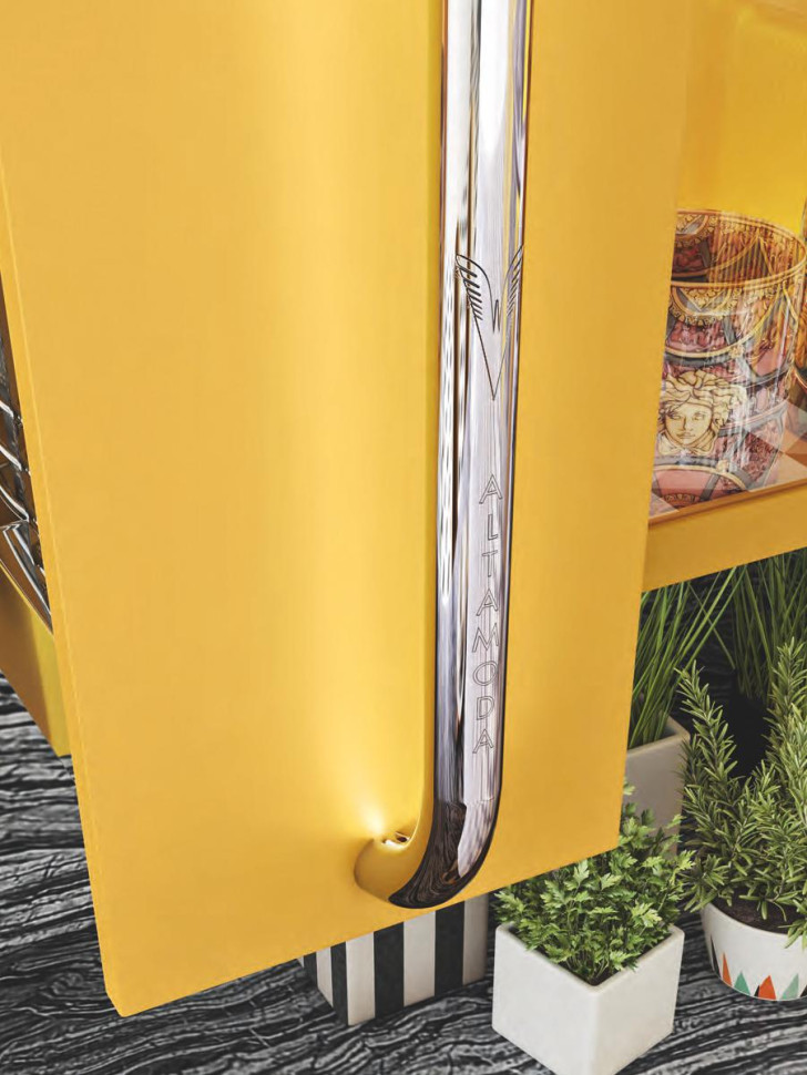 Kitchen Cabinet Alta Moda Giallo Zafferano