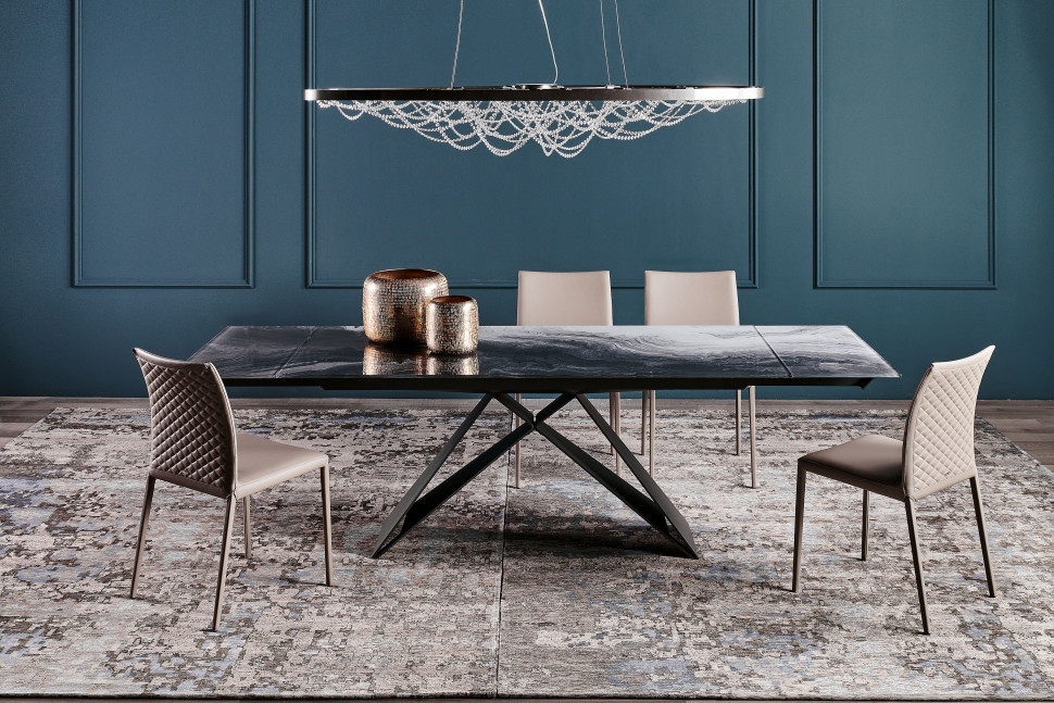 Dining Table Cattelan italia Premier Crystalart Drive