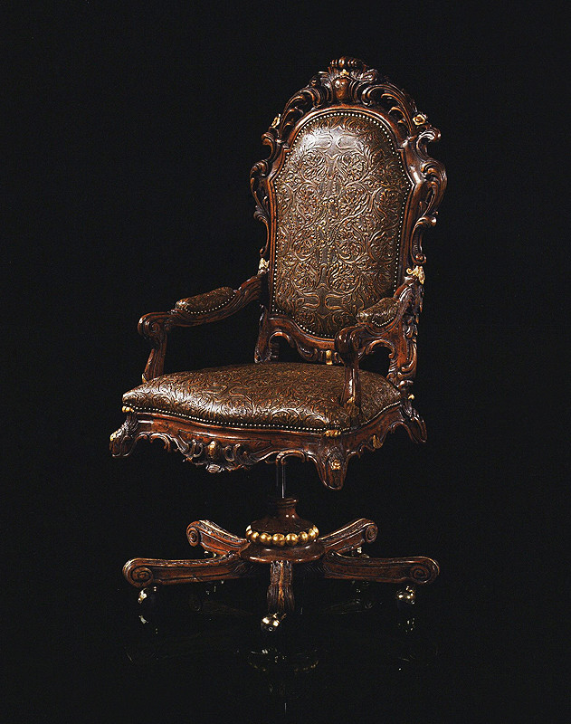 Ergonomic Executive Armchair Francesco molon Memorie italiane P113.01