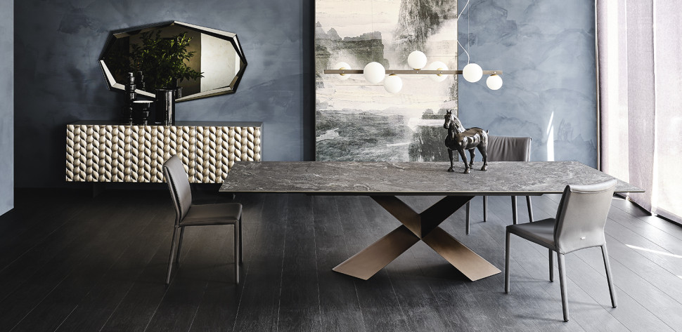 Dining Table Cattelan Italia Tyron Keramik Drive