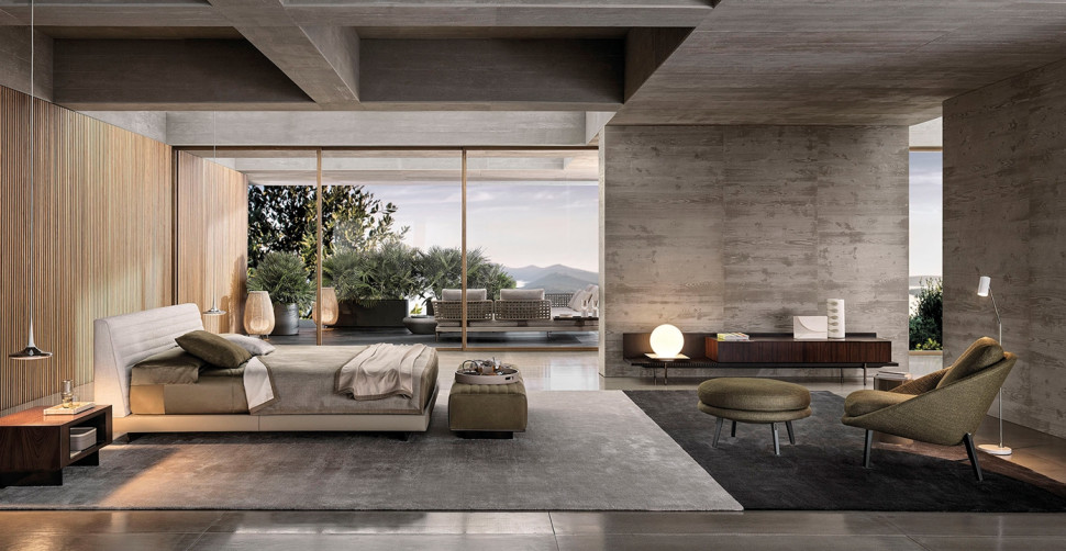 Bed Minotti Roger Bed