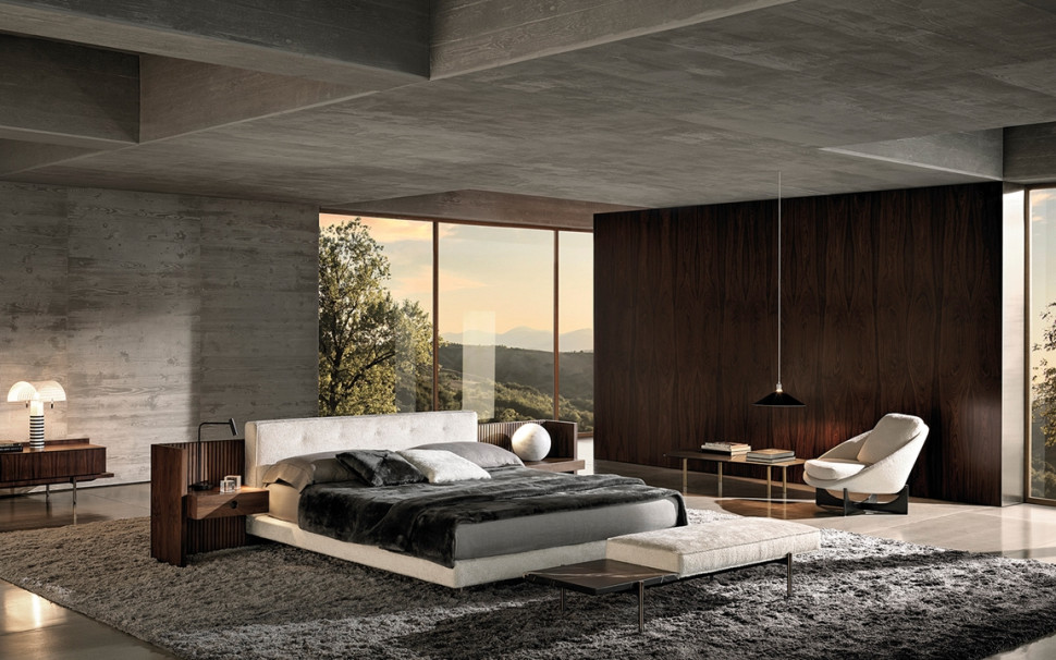 Bed Minotti Brasilia Bed