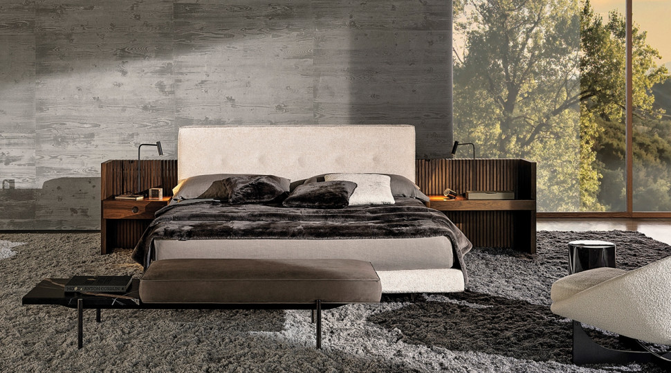 Bed Minotti Brasilia Bed