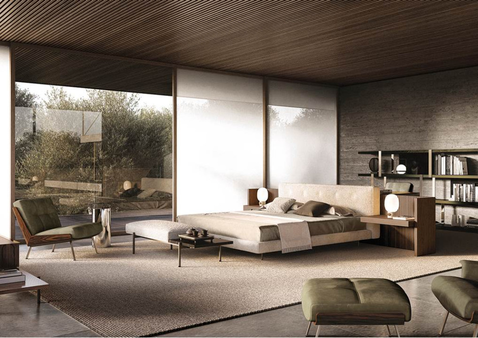Bed Minotti Brasilia Bed
