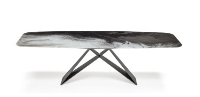 Dining Table Cattelan italia Premier Crystalart