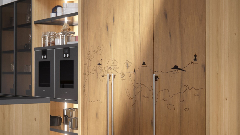 Kitchen Cabinet Old Line Industrial