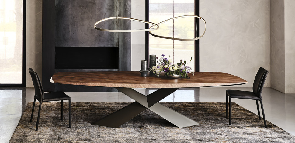 Dining Table Cattelan Italia Tyron Wood