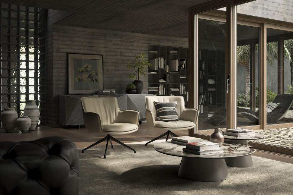 Armchair Cattelan Italia Rhonda Lounge