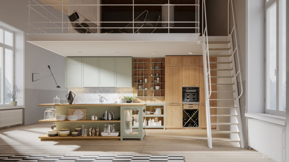 Kitchen Cabinet Old Line Nordico