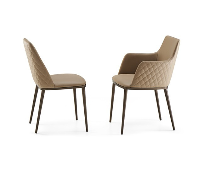 Chair Eforma Max diamond base metallo