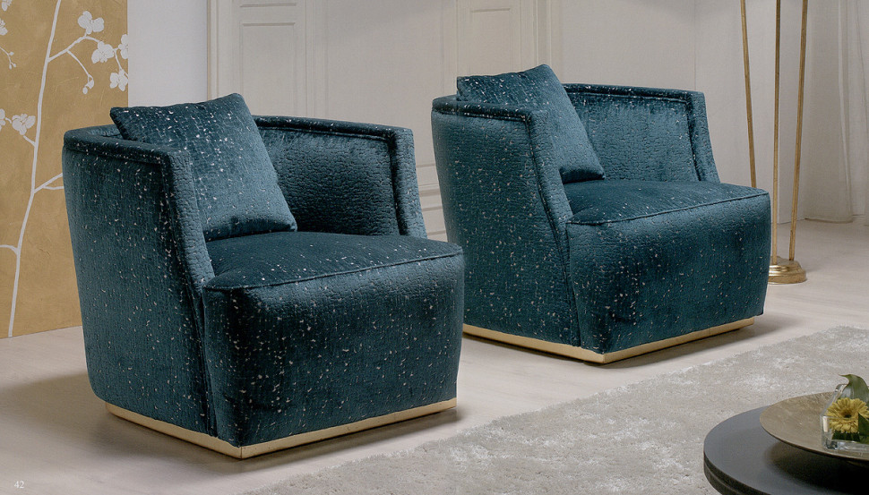 Armchair Georgette Gold confort Georgette