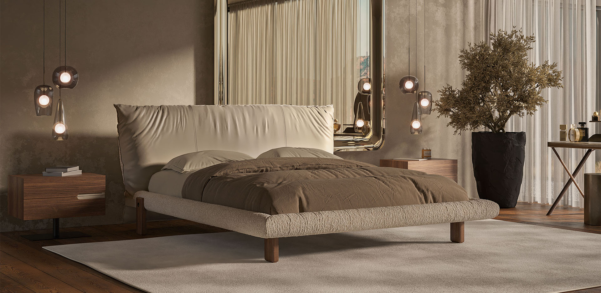 Bed Cattelan Italia Pascal