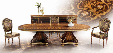 Dining Table Ezio bellotti Platinum vol. ii 1075