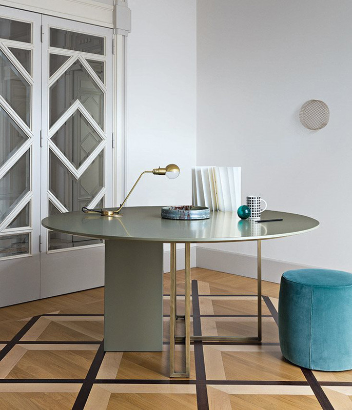 Dining Table Meridiani Plinto Xw round
