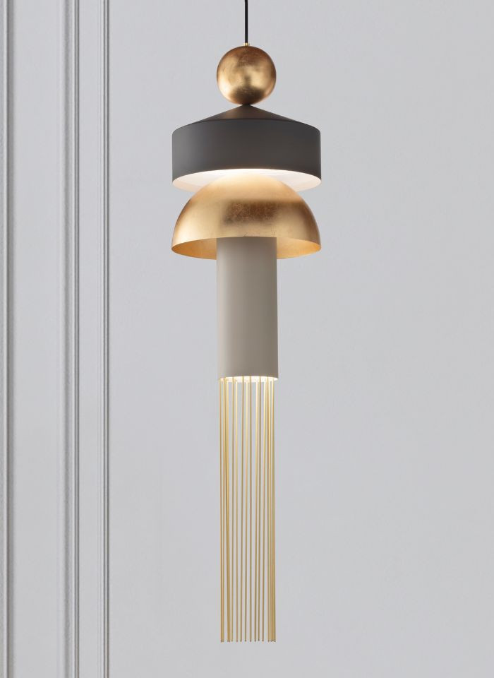Lamp Chandelier Masiero Nappe Xl1