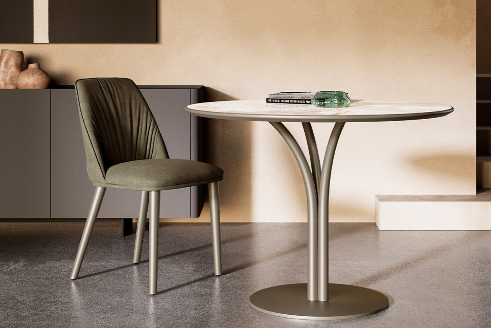 Chair Eforma Diva 4 gambe metallo