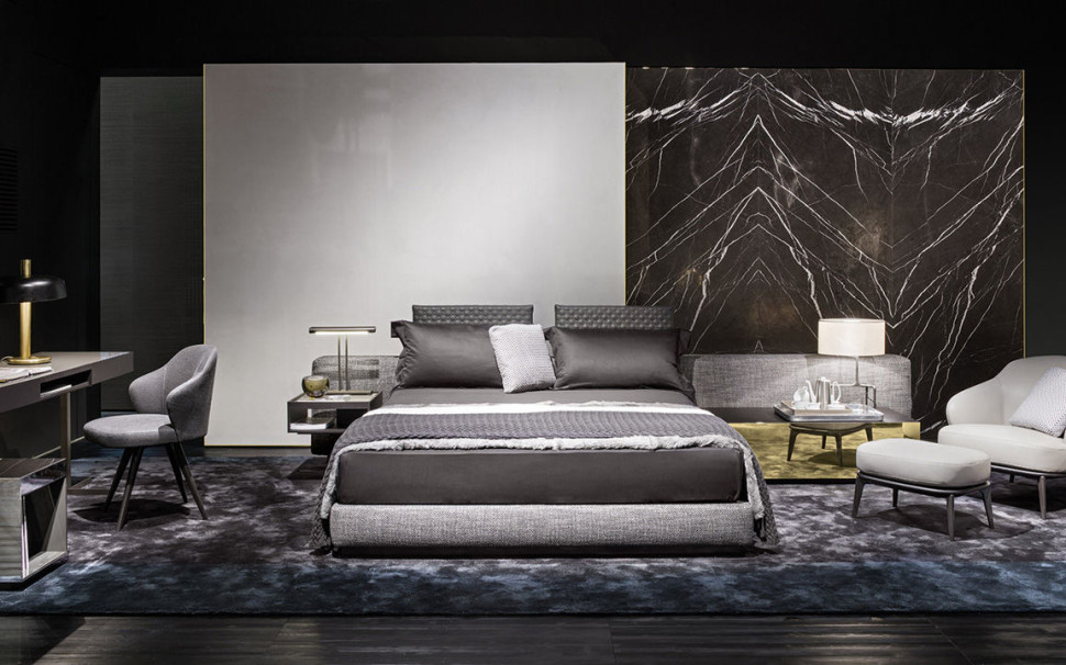 Bed Minotti Yang Bed
