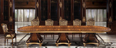 Dining Table Ezio bellotti Platinum vol. ii 1074