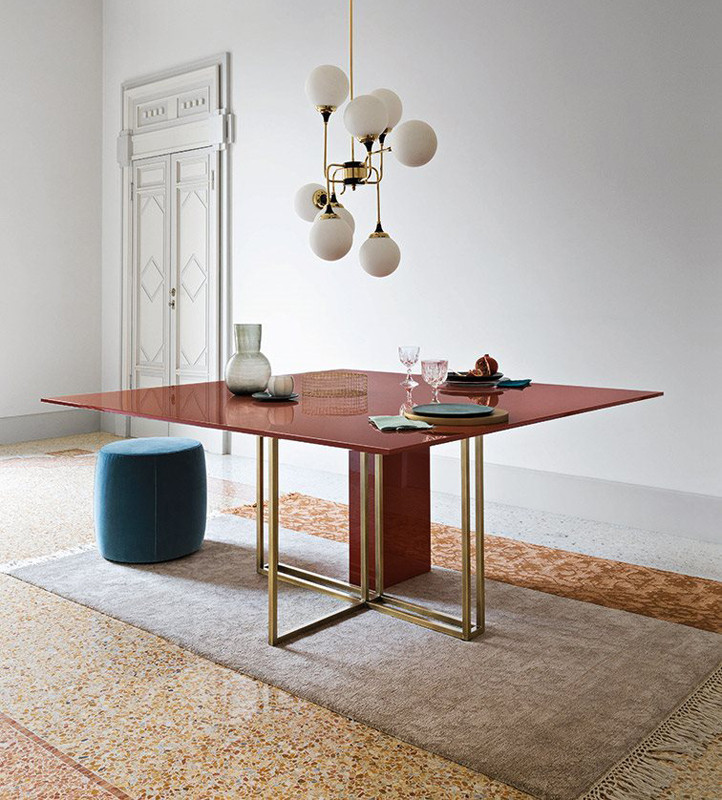 Dining Table Meridiani Plinto Xw square