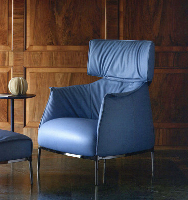 Armchair Archibald king Poltrona frau 5506114