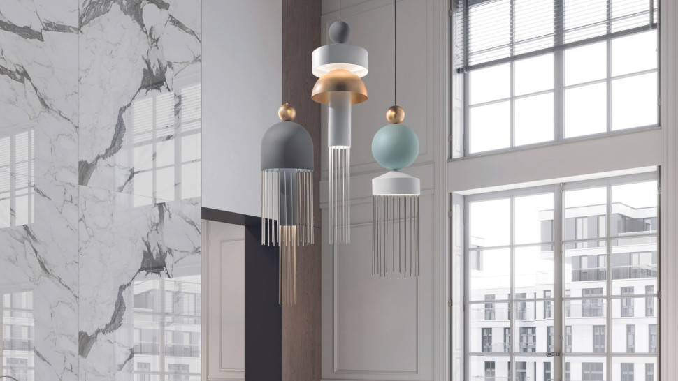 Lamp Chandelier Masiero Nappe Xl2