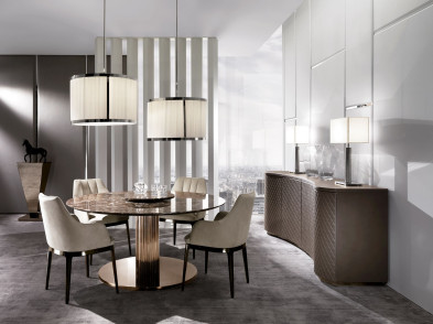 Dining Table Dv home collection Douglas Round