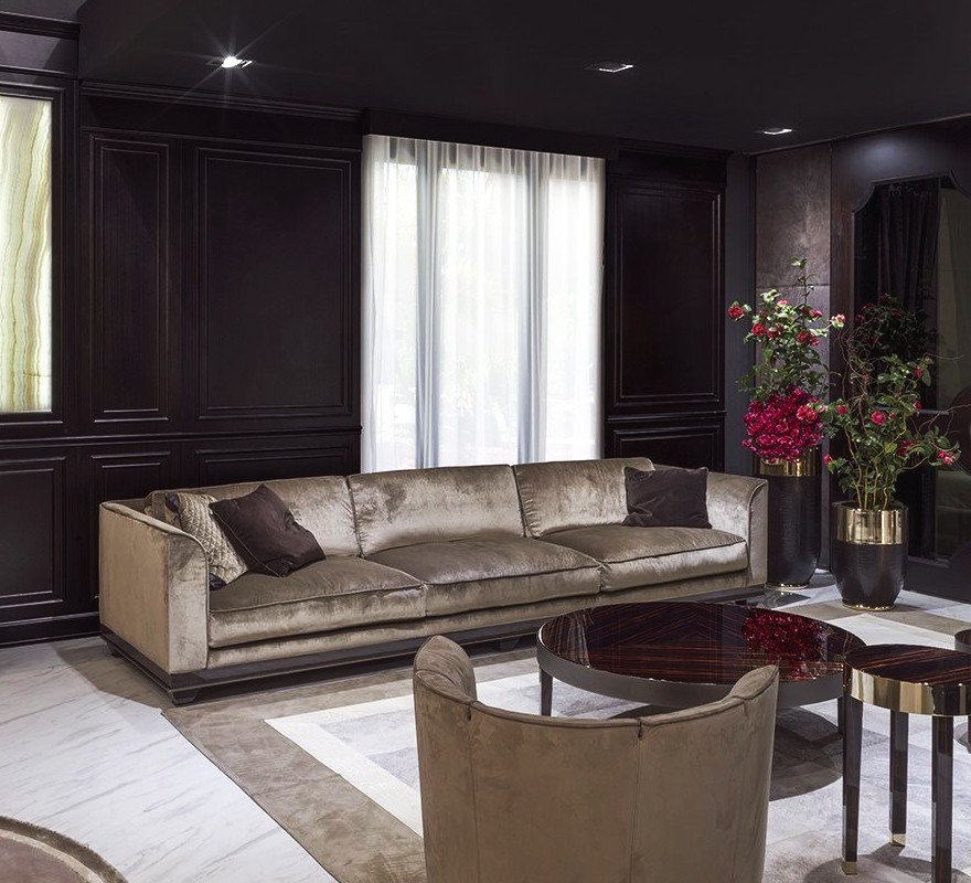 Sofa Chopin classic Longhi Loveluxe W 595