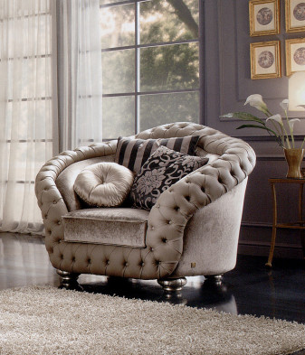 Armchair Admiral Gold confort Admiral