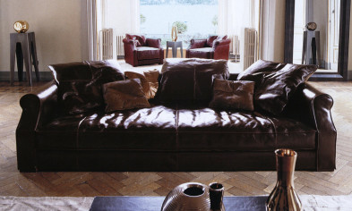 Sofa Rubens free back cusions Longhi Loveluxe W 516