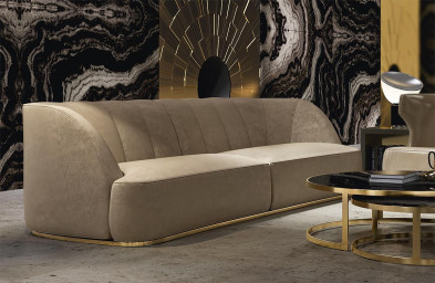 Sofa Bm style Contemporary leather Buontalenti