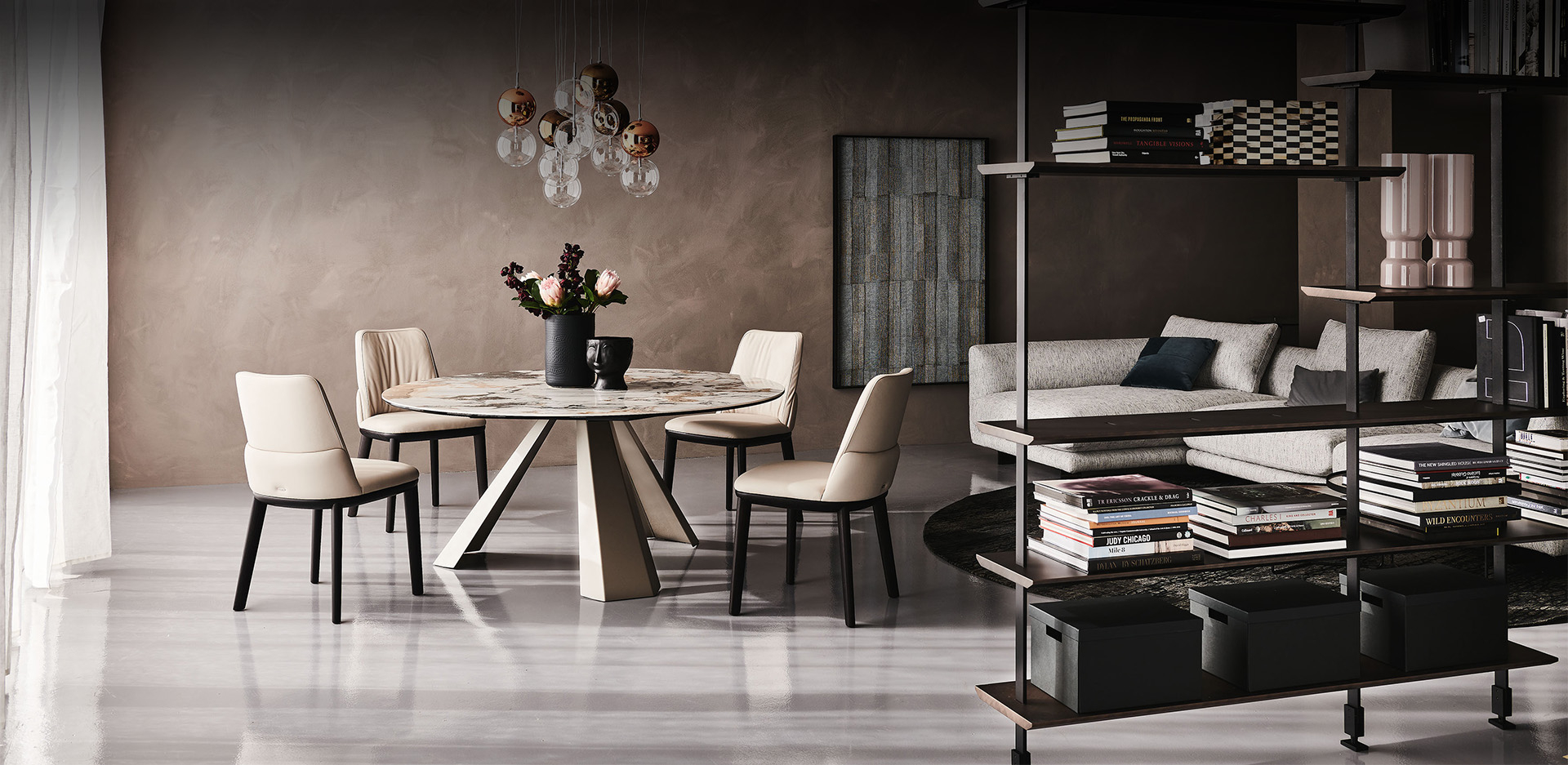Dining Table Cattelan italia  Eliot Keramik Round