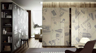 Wardrobe Veneran Domino Liscia book