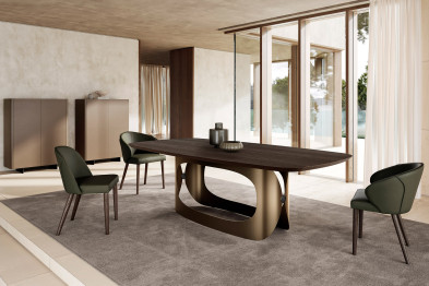Table Eforma Polifemo top legno
