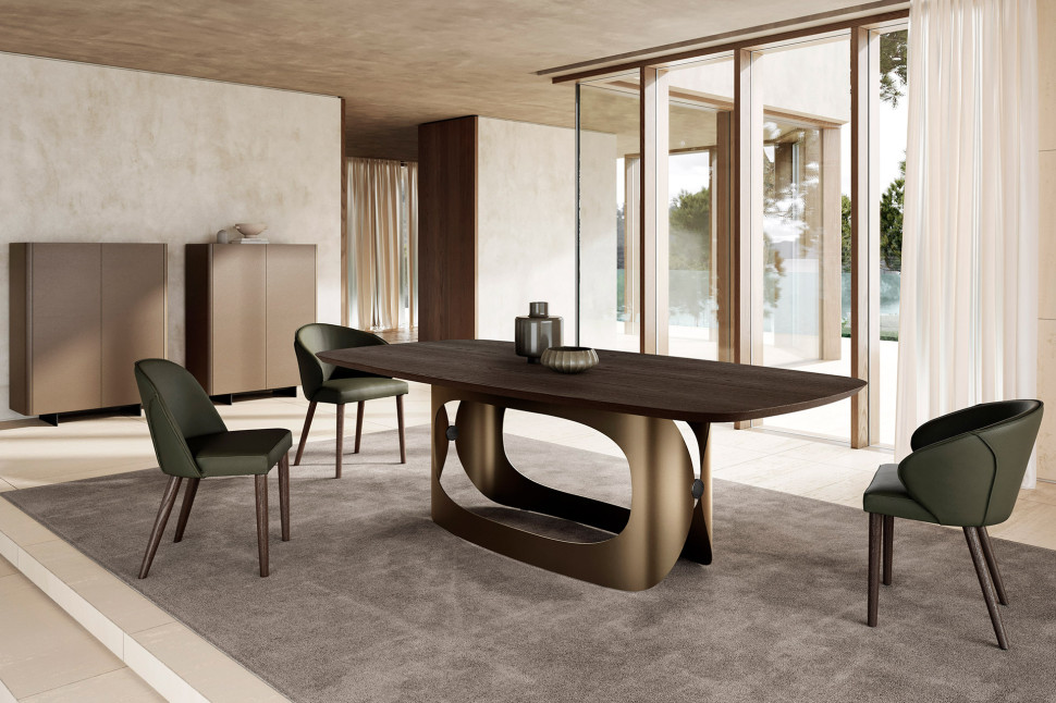 Table Eforma Polifemo top legno