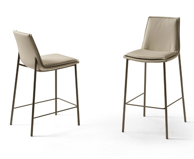 Bar Stool Eforma Lara stool 4 gambe metallo