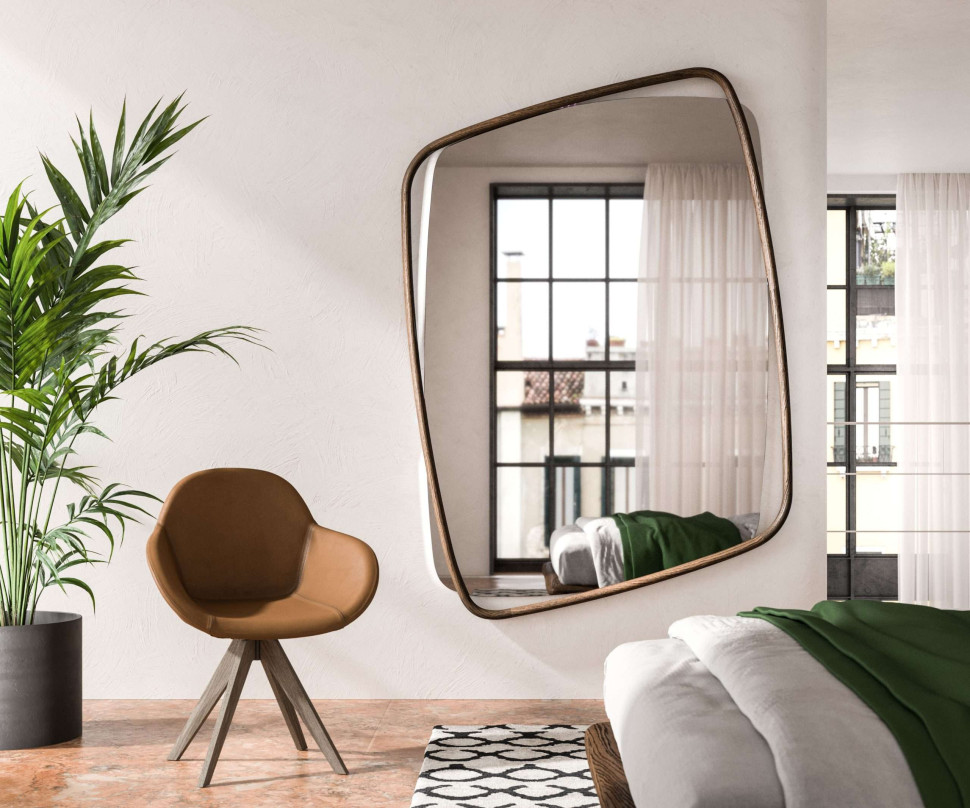 Mirror Ozzio design Golden Big X039