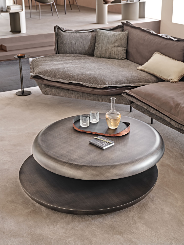 Coffee Table Cattelan Italia Yo-yo Brushed