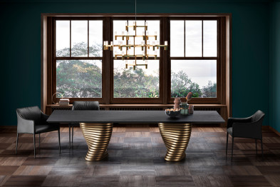 Table Eforma Rotolo top legno